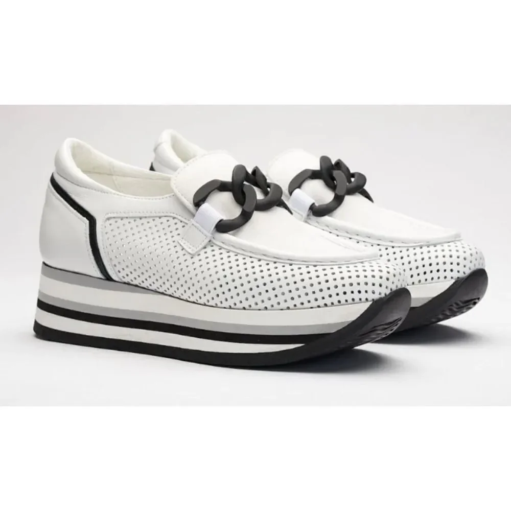 Softwaves Women's Cassie Suprema White Size 40.5 / US 10.5